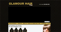 Desktop Screenshot of glamourhairkeratin.com